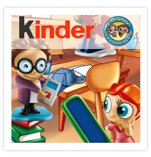 Kinder - Funny Students website